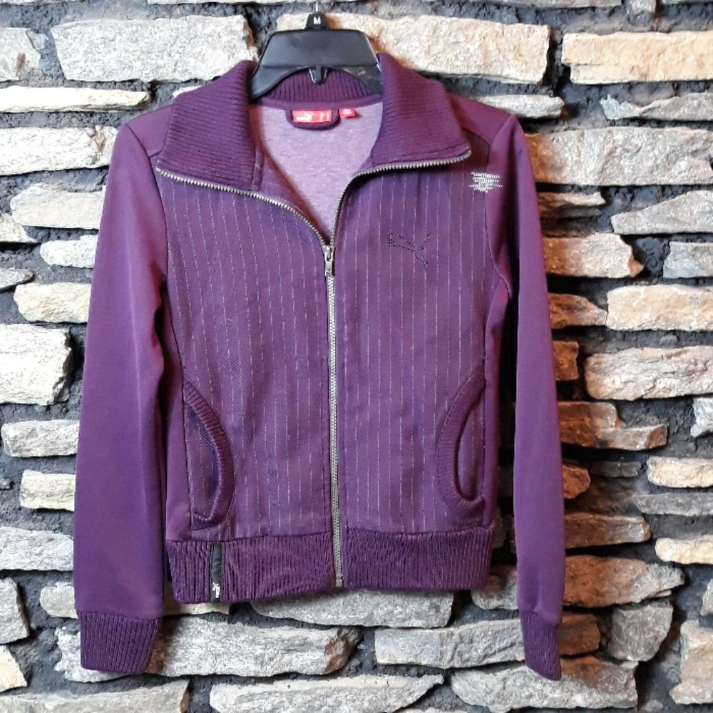 Womens puma sport light jacket sz small